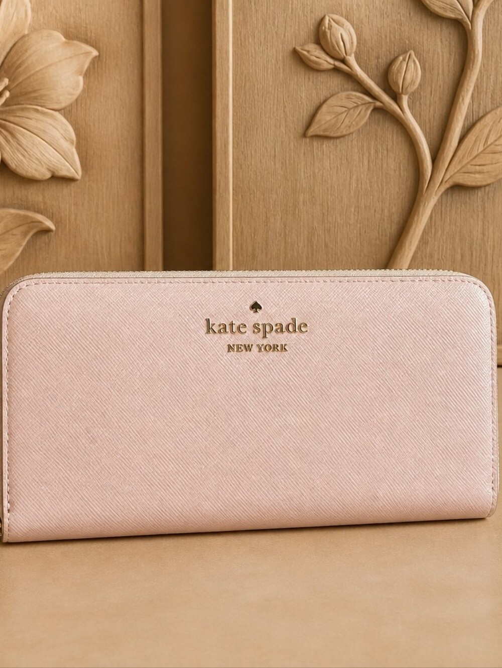 Kate Spade Pink Zip Wallet